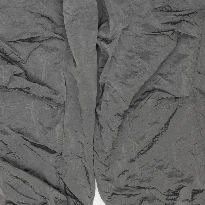 Lots Frans Women’s Grey S Cargo Jogger Trousers Nylon Drawstring
