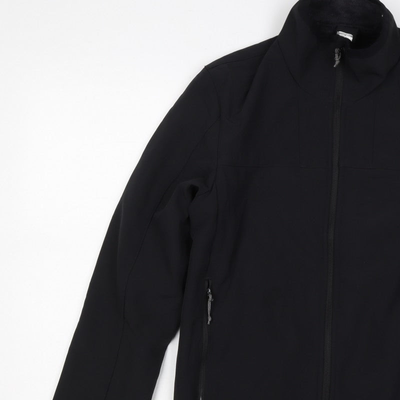 Decathlon Mens Black M Softshell Full Zip Hiking Jacket