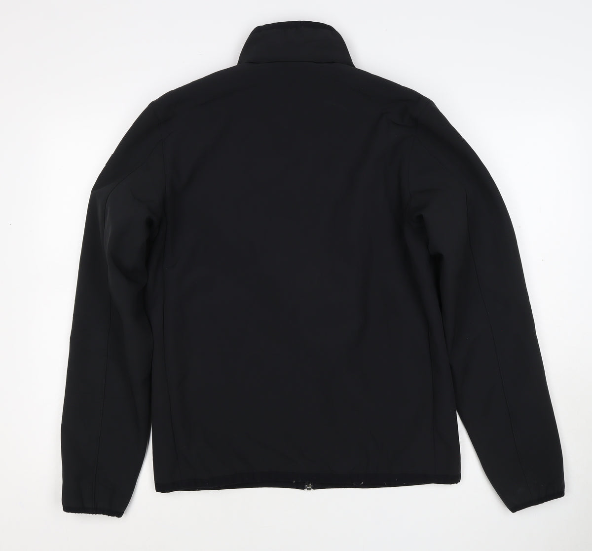 Decathlon Mens Black M Softshell Full Zip Hiking Jacket