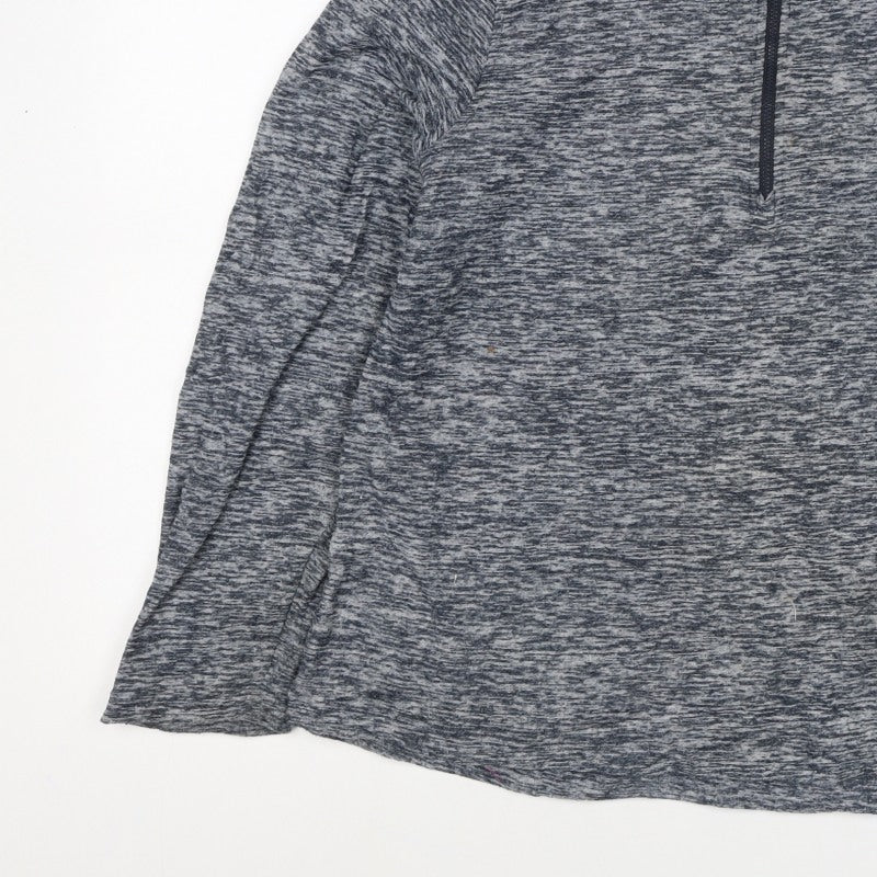Regatta Women’s Grey UK 16 1/4 Zip High Neck Pullover Sweatshirt