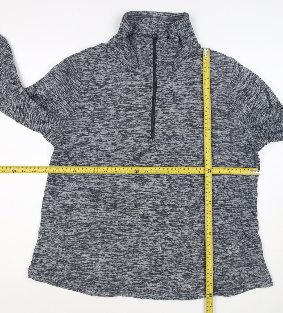 Regatta Women’s Grey UK 16 1/4 Zip High Neck Pullover Sweatshirt