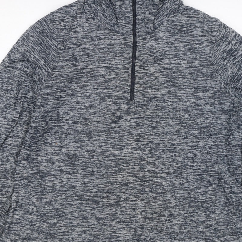 Regatta Women’s Grey UK 16 1/4 Zip High Neck Pullover Sweatshirt