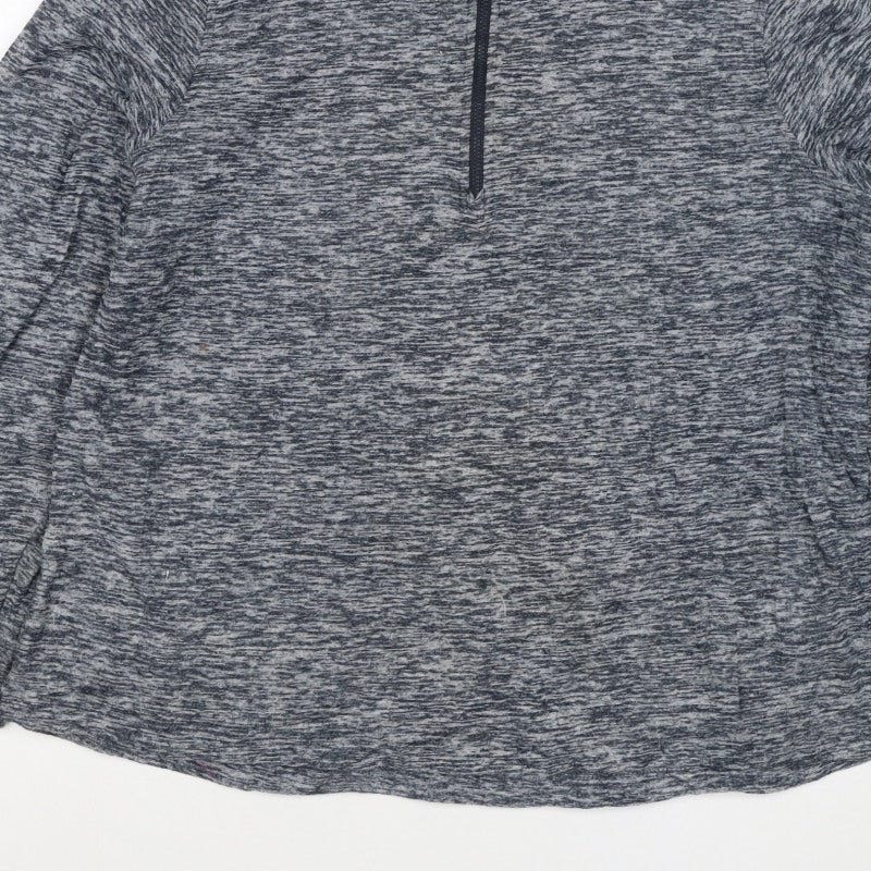 Regatta Women’s Grey UK 16 1/4 Zip High Neck Pullover Sweatshirt