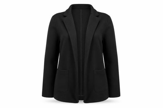 Marks and Spencer Women Black UK 16 Tuxedo Blazer Shawl Lapel