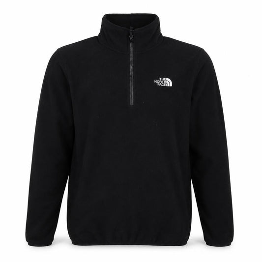 The North Face Men’s Black S 1/4 Zip Fleece Sweatshirt Logo