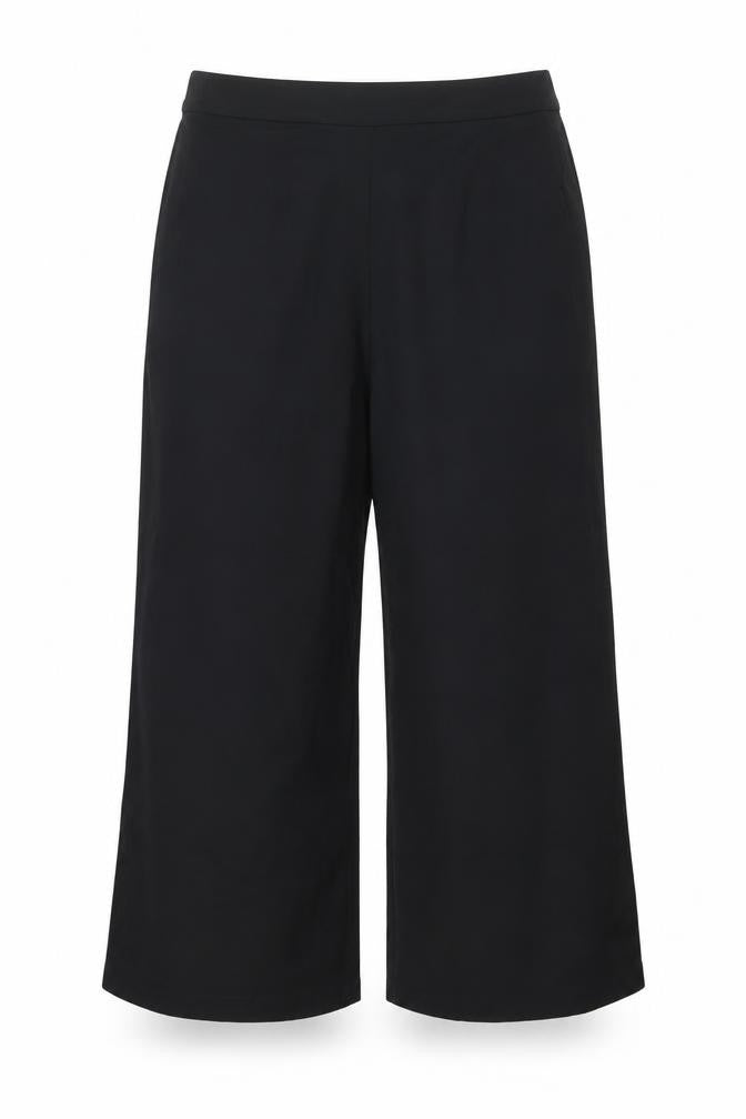M&S Women’s Black Size 12 Regular Stretch Straight Trousers