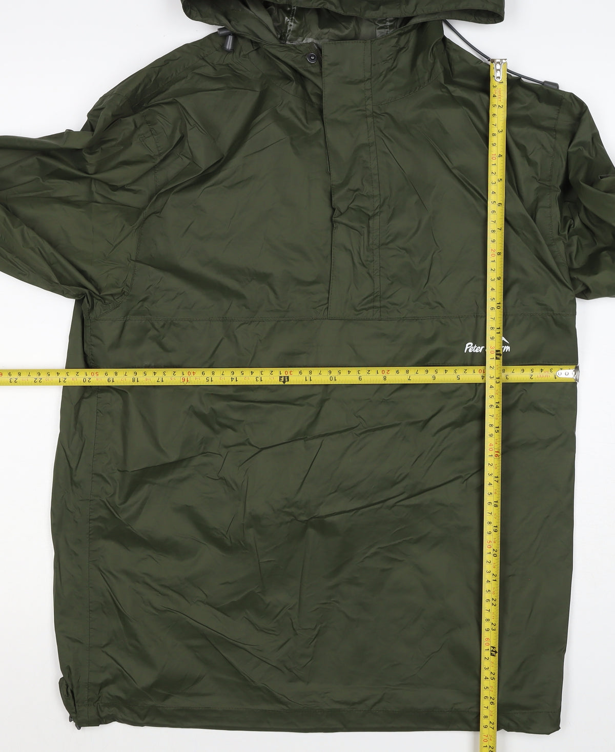 Peter Storm Men’s Green Small Anorak Hooded Waterproof Outdoor Jacket
