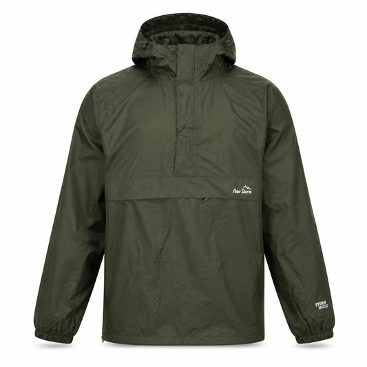 Peter Storm Men’s Green Small Anorak Hooded Waterproof Outdoor Jacket
