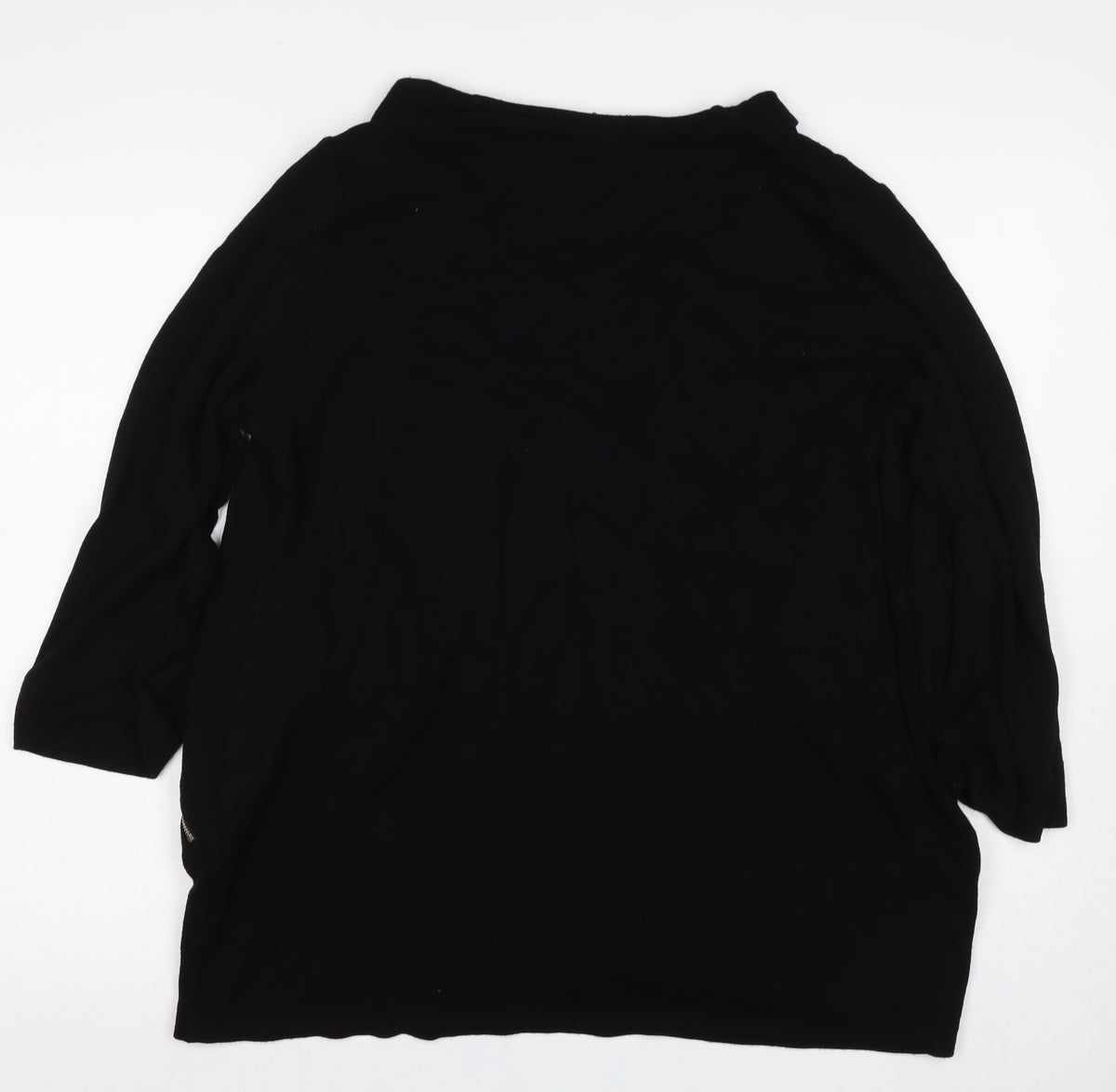 Wallis Women’s Black Size 20 Open Zip Pocket Cardigan