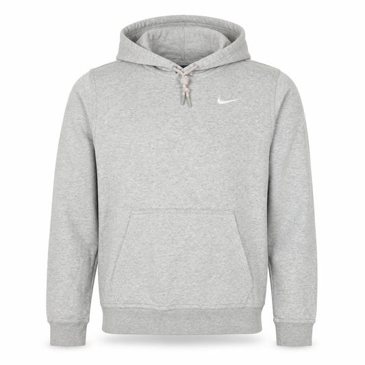 Nike Men’s Grey Small Pullover Hoodie Logo Hooded Fleece Sports