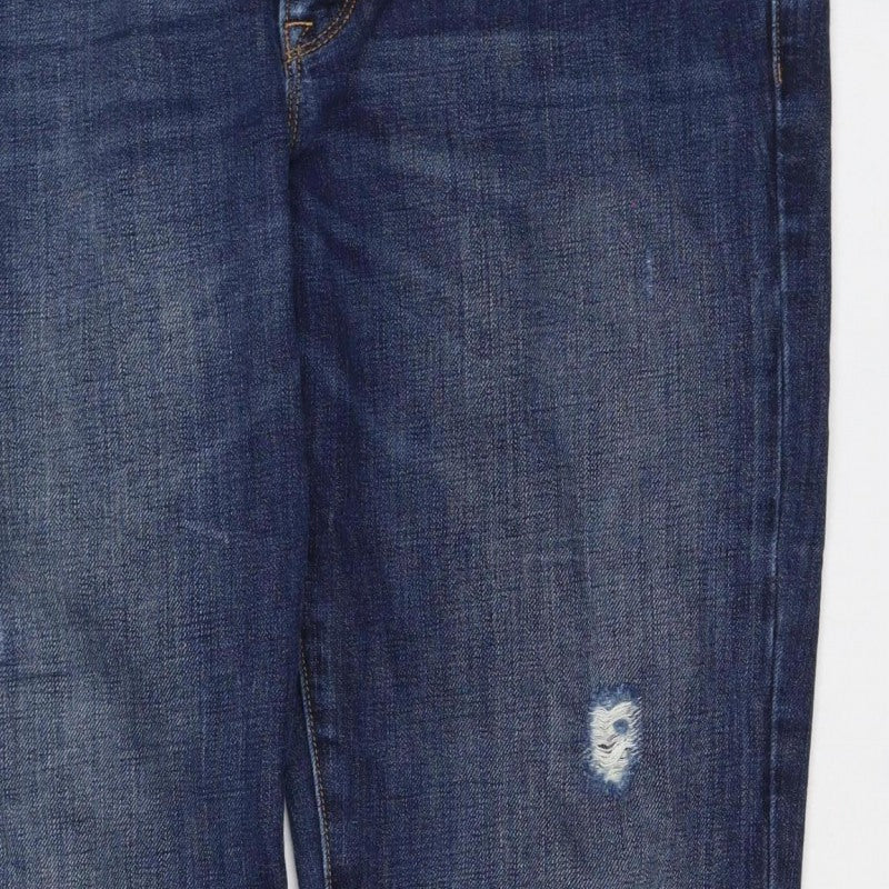 Gap 1969 Men’s Blue 30x32 Straight Distressed Cotton Jeans