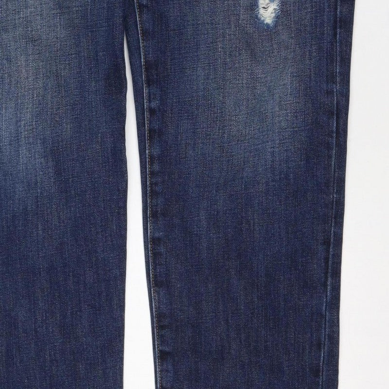 Gap 1969 Men’s Blue 30x32 Straight Distressed Cotton Jeans