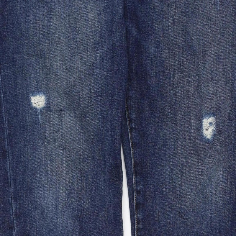 Gap 1969 Men’s Blue 30x32 Straight Distressed Cotton Jeans