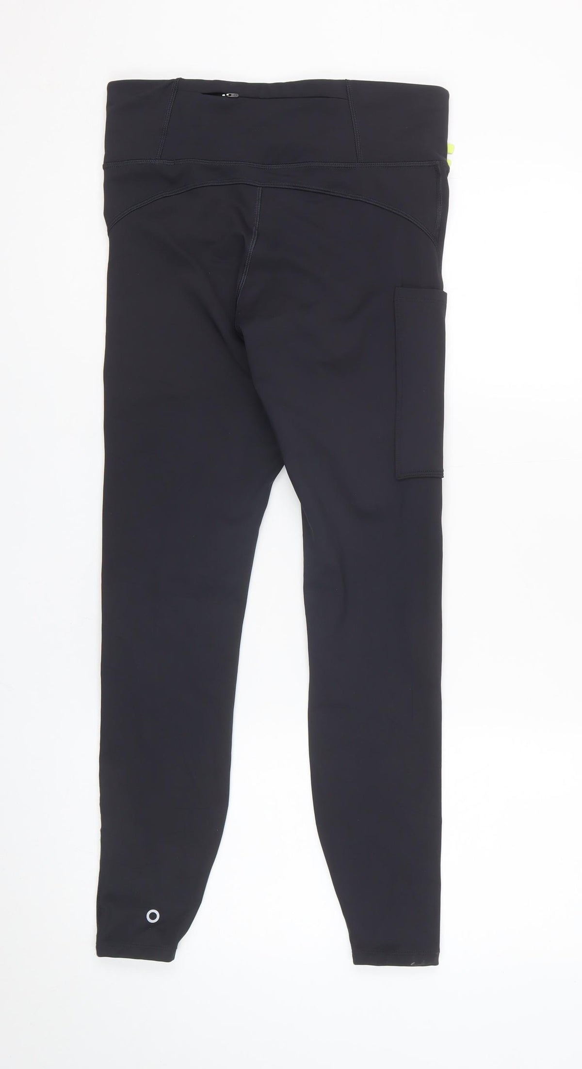 Goodmove Women’s Black UK 10 Track Pants Drawstring Zip Pocket