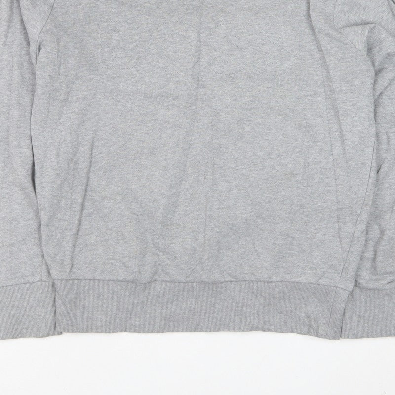 BOSS Men’s Grey Size S Crew Neck Pullover Sweatshirt