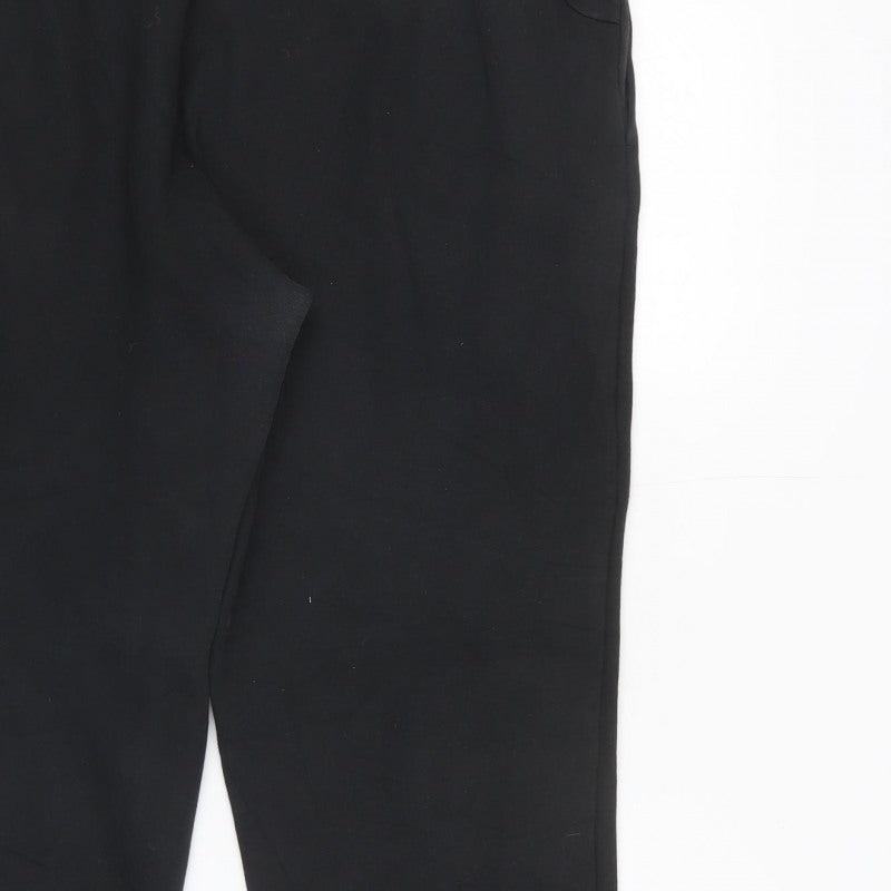 Puma Unisex Adults Black 2XL Jogger Sweatpants Logo Pockets