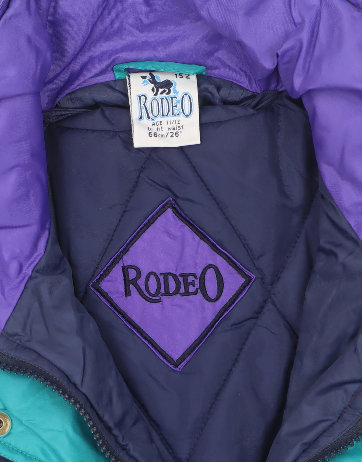 Rodeo Boys Multicoloured 12 Years Vintage Colourblock Ski Jacket