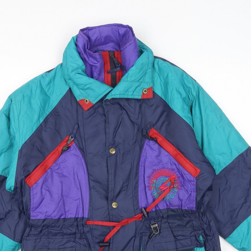 Rodeo Boys Multicoloured 12 Years Vintage Colourblock Ski Jacket