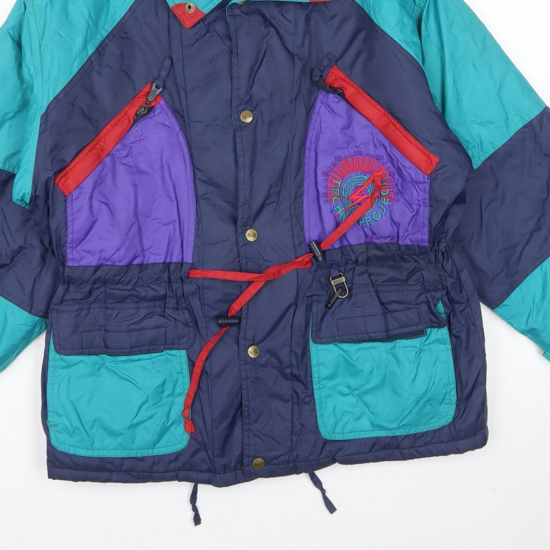 Rodeo Boys Multicoloured 12 Years Vintage Colourblock Ski Jacket