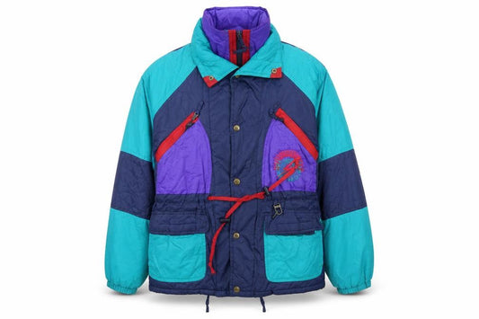 Rodeo Boys Multicoloured 12 Years Vintage Colourblock Ski Jacket