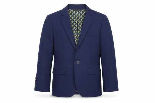 Next Boys Blue 5 Years Slim Fit Single-Breasted Formal Suit Jacket
