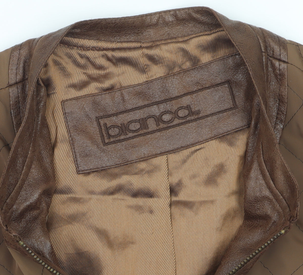Bianca Women’s Brown UK 10 Quilted Short Padded Jacket