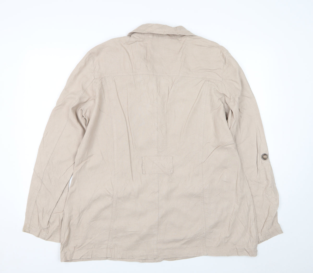 LC Waikiki Men’s Beige Size 46 Lightweight Button Jacket
