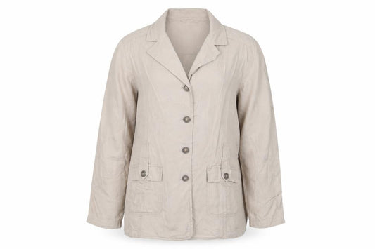 LC Waikiki Men’s Beige Size 46 Lightweight Button Jacket