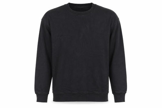 COS Men’s Black M Crew Neck Pullover Fleece Sweatshirt Cotton Blend