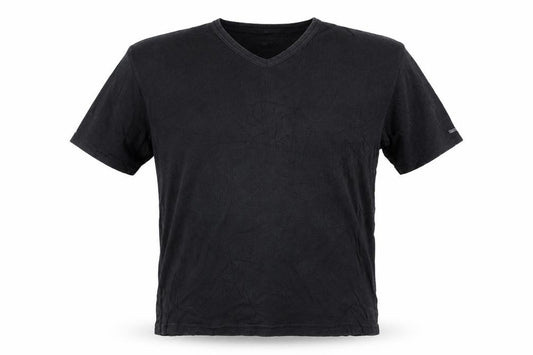 Polo Sport Ralph Lauren Men’s Black 2XL V-Neck Ribbed Cotton T-Shirt