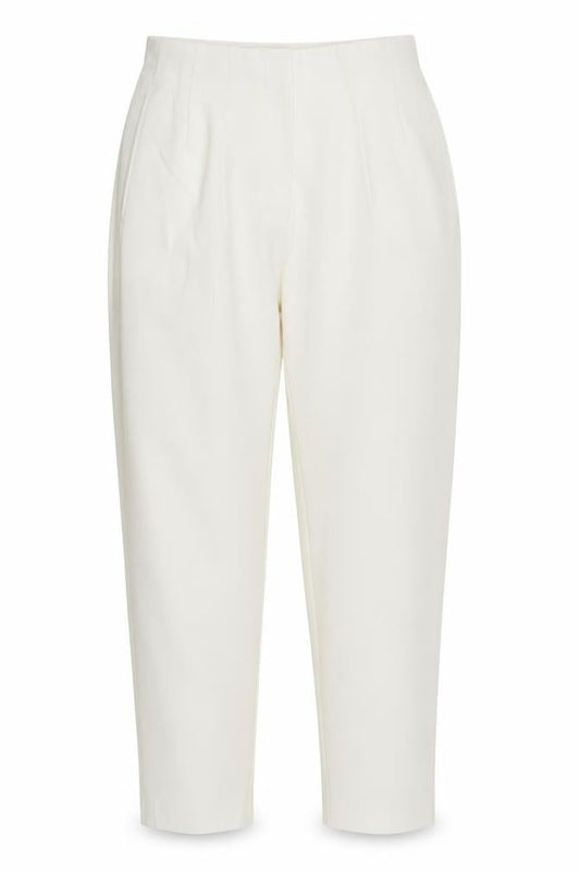 Marks and Spencer Women’s Ivory Size 10 Regular Tapered Dress Trousers