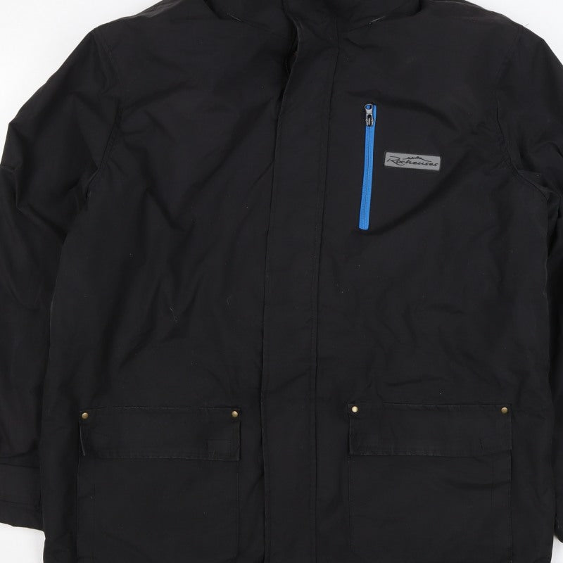 Atlas for Men Men's Black XL Ski Jacket Padded Full Zip