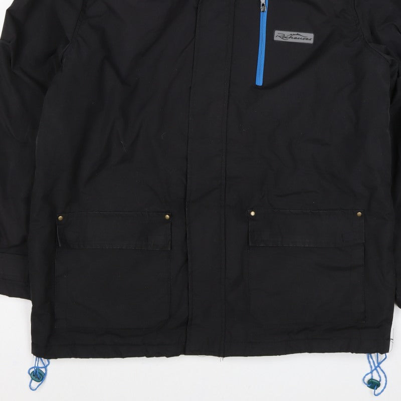 Atlas for Men Men's Black XL Ski Jacket Padded Full Zip