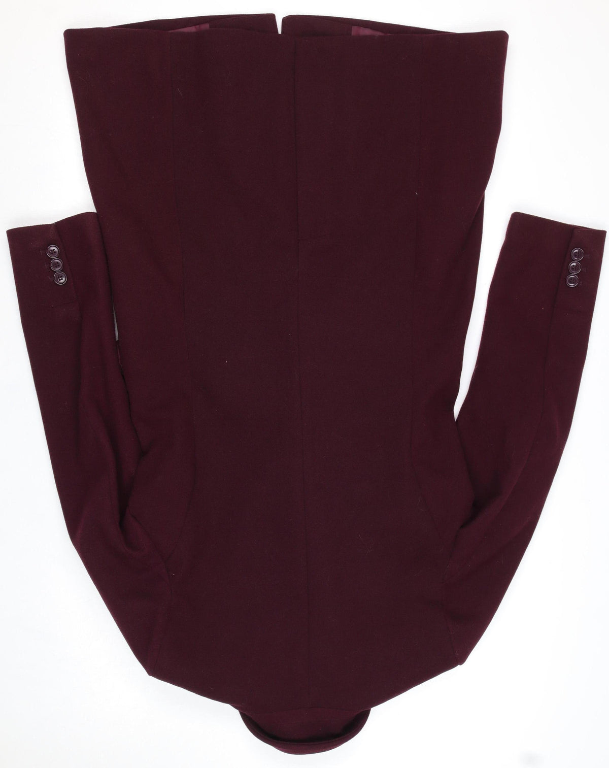 Primark Women Red UK 6 Long Belted Single-Breasted Overcoat