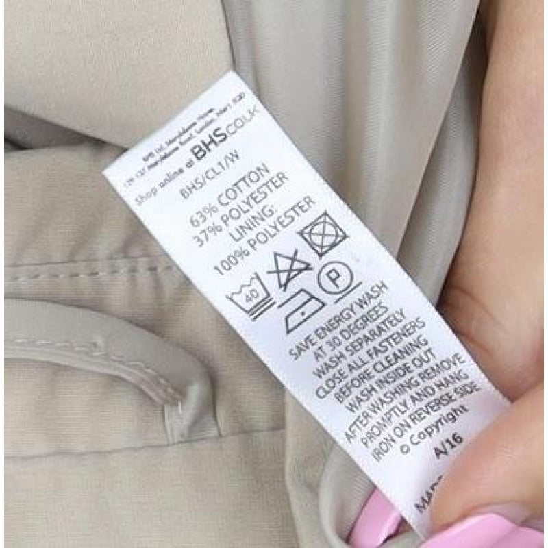 BHS Women’s Beige UK 12 Mid-Length Trench Coat Buttoned