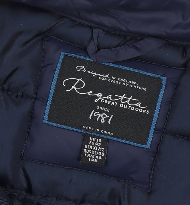 Regatta Women’s Navy Blue UK 16 Quilted Puffer Jacket