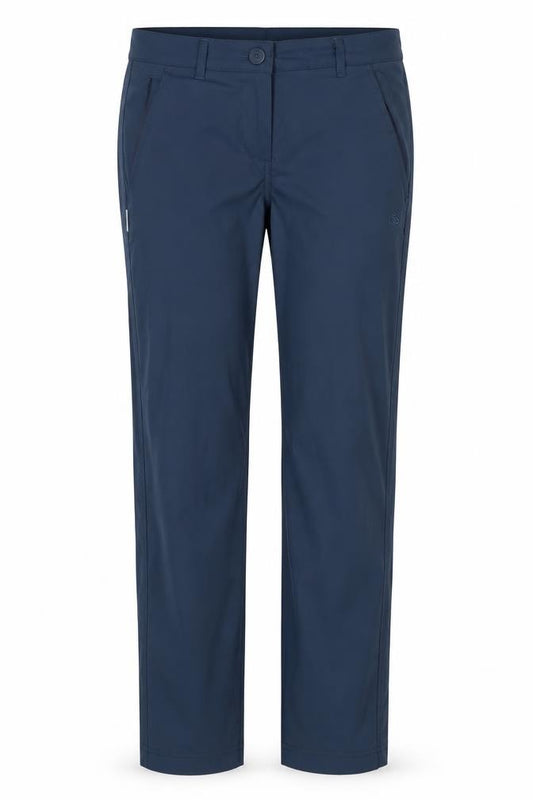 Craghoppers Women’s Navy Blue UK 8 Regular Straight Travel Trousers