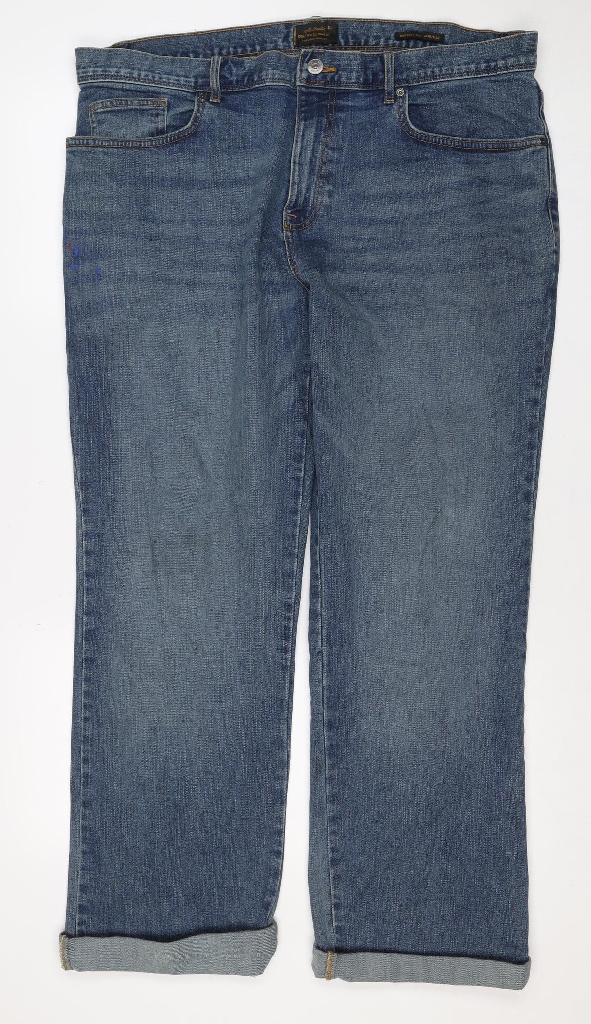 Ted Baker Men’s Blue W38 L32 Regular Straight Denim Jeans