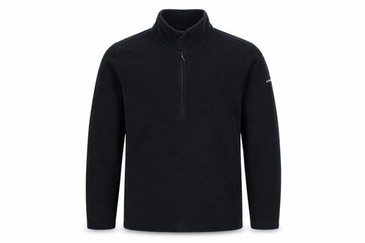 Our Planet Men’s Black M 1/2 Zip Fleece Sweatshirt High Neck