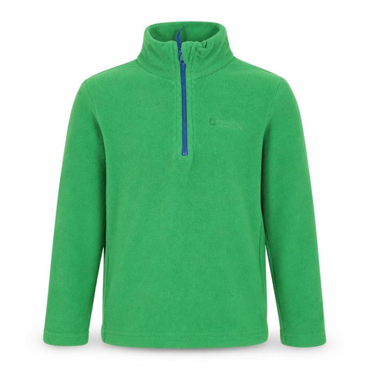 Mountain Warehouse Boys Green Fleece 1/4 Zip Sweatshirt Age 5-6 Years