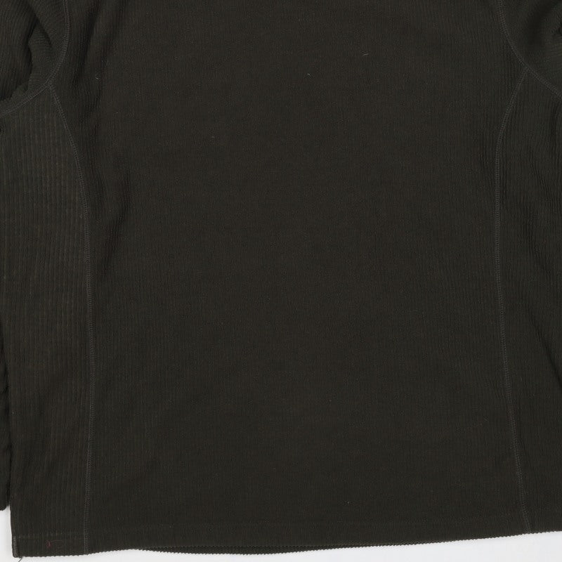 Maine New England Men’s Black L V-Neck Pullover Fleece Sweatshirt