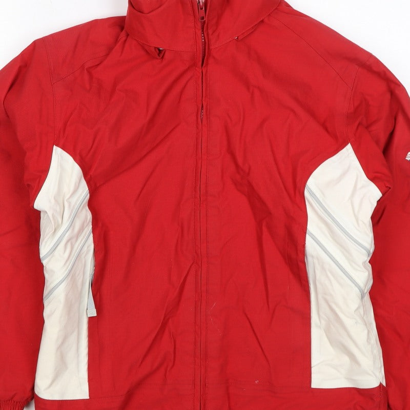 Dare 2b Boys Red 11-12 Years Ski Jacket Full Zip Waterproof