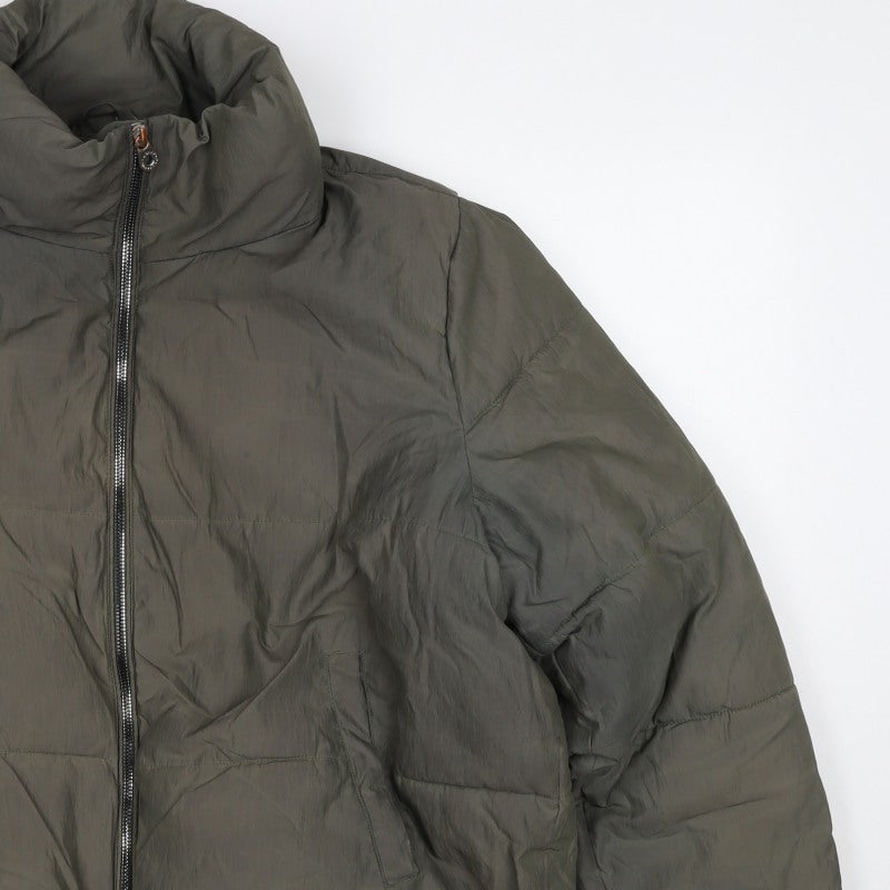 ONLY Women Green XL Puffer Jacket Padded Full Zip