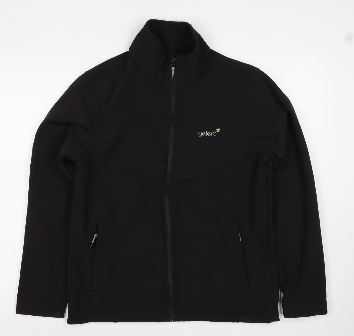 Gelert Men's Black M Soft Shell Full Zip Outdoor Jacket Stretch