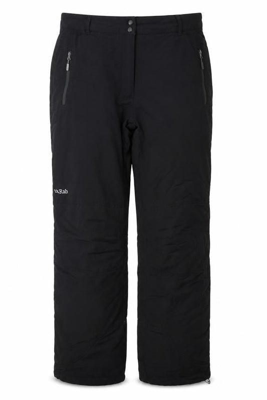 Rab Women’s Black UK 16 Snow Pants Elastic Waist Zip Pockets