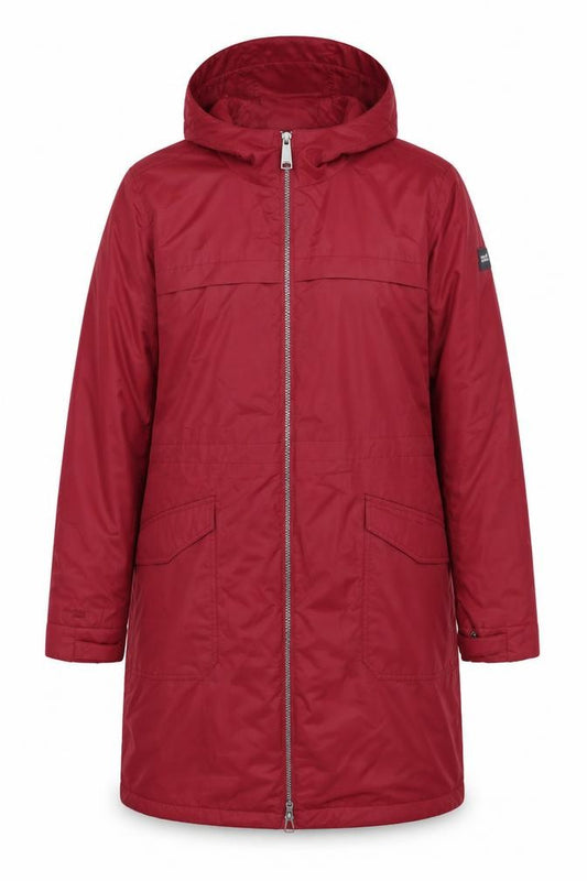 Regatta Women’s Red UK 14 Long Hooded Insulated Parka Coat