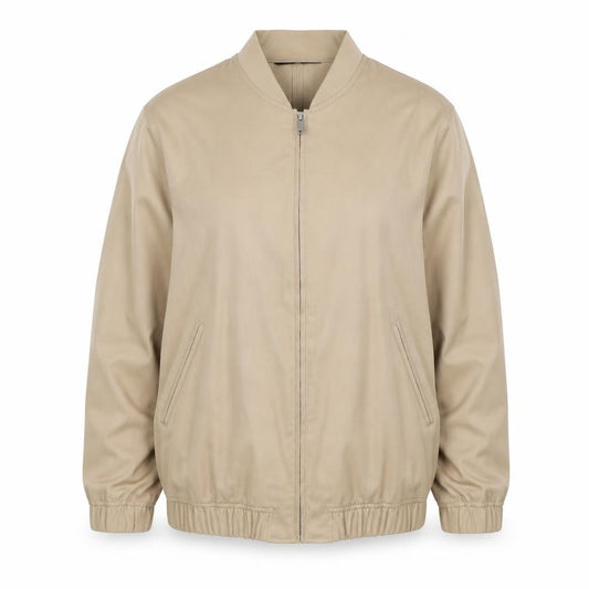 By Very Women’s Beige Size 14 Bomber Jacket Full Zip Pockets