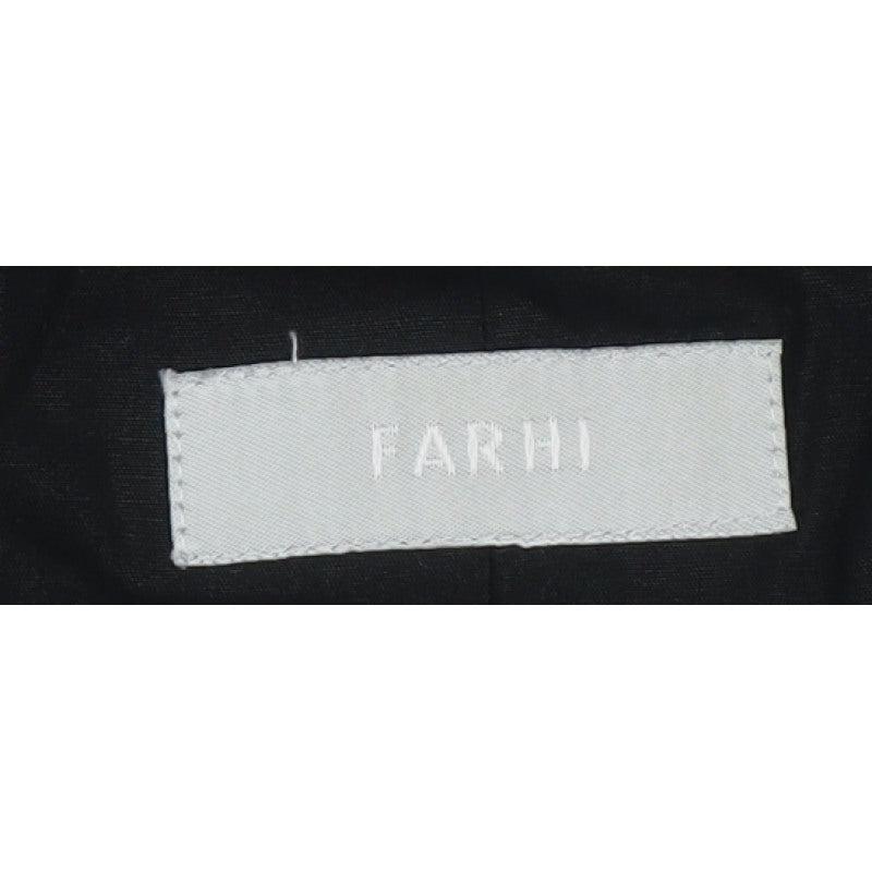 Farhi Women Black UK 10 Wool Blend Tailored 3 Button Blazer