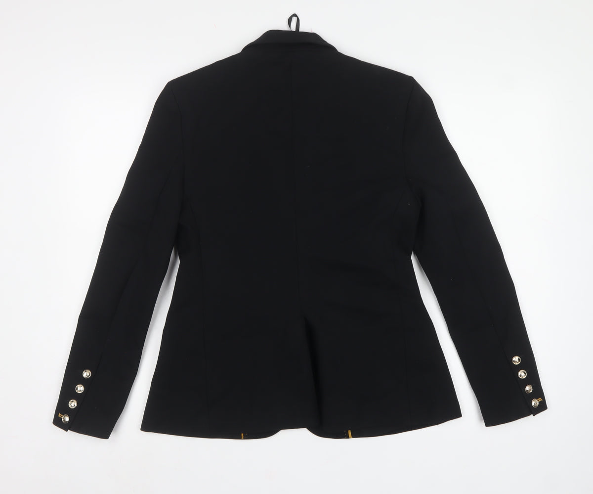 Marks & Spencer Women's Black UK 10 Tuxedo Blazer Shawl Lapel