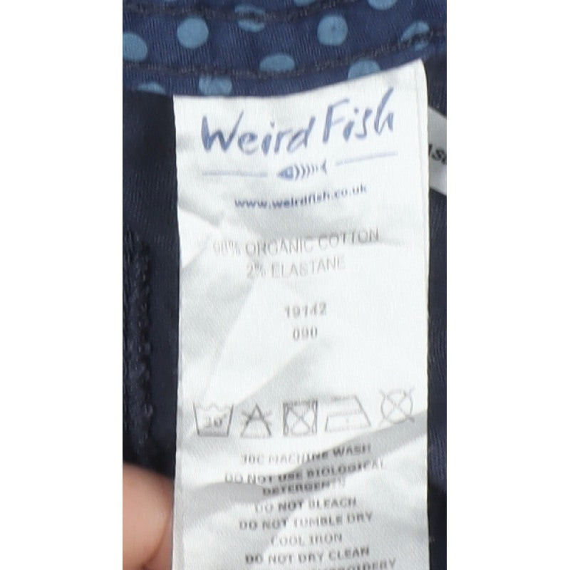 Weird Fish Women’s Blue Size 14 Drawstring Utility Shorts